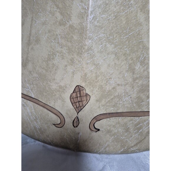 Springcrest Palm Leaf Faux Leather Lamp Shade 9X18x13 - Picture 14 of 16